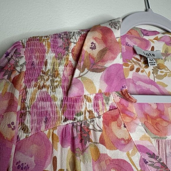 Fate Blouse Pink Floral Size M - Picture 6 of 11